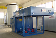 Automatic plant for bituminous emulsion production type GIEB - COMPACT, capacity 5,000 lts, complete with storage silos