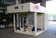 Installation automatique, modèle GIEB-COMPACT, pour la production d’émulsion bitumineuse, capacité 3000 litres, complète avec silos de stockage